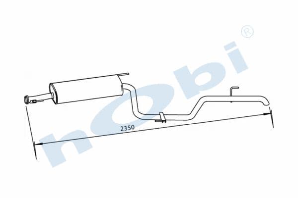 Mercedes Vito E2, Egzoz Susturucu,