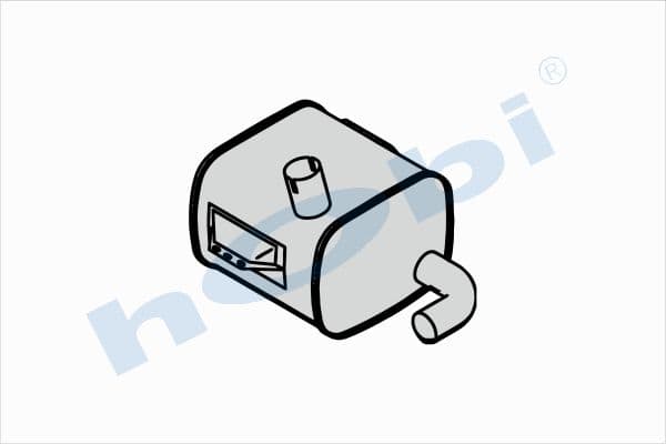 Mercedes Atego E3, Egzoz Susturucu,