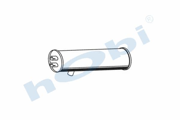 Mercedes E1, Egzoz Susturucu,