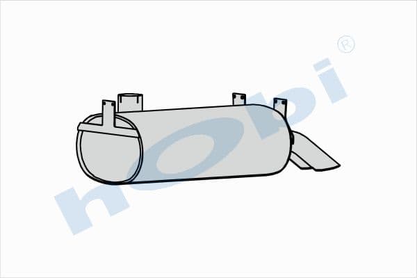Setra S400 E3, Egzoz Susturucu,