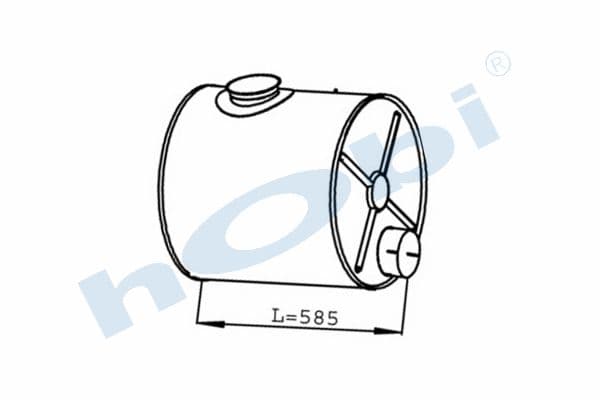 DF CF85 E3, Exhaust Muffler,