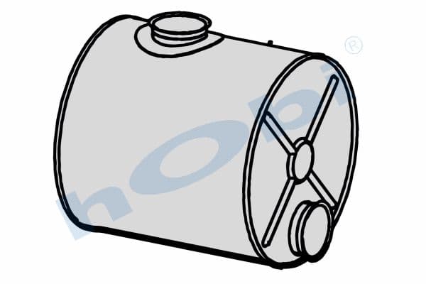 DF CF85 E3, Exhaust Muffler,