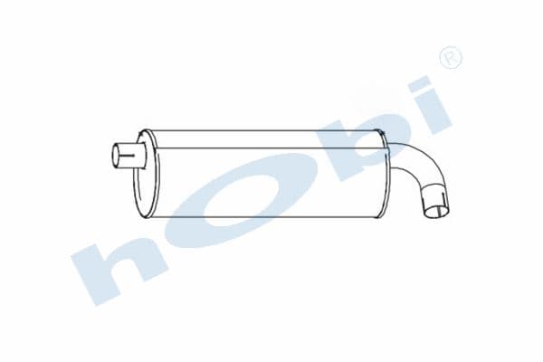 RN Messenger E1, Exhaust Muffler,