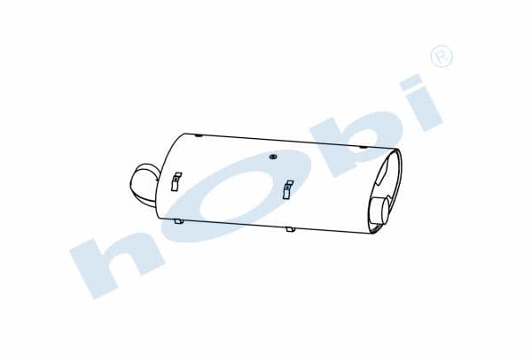 MC Actros E5, Emission Muffler,