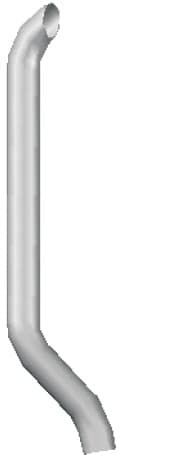 MC Tourismo E4, Inox, Egzoz Çıkış, Boru,