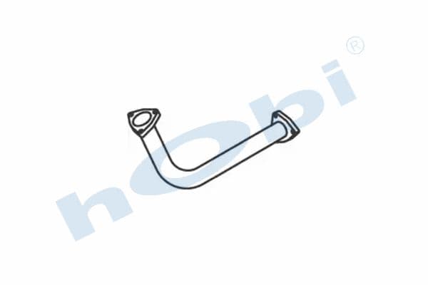 MC 809 D E1, Alusi, Pipe, Exhaust Front,