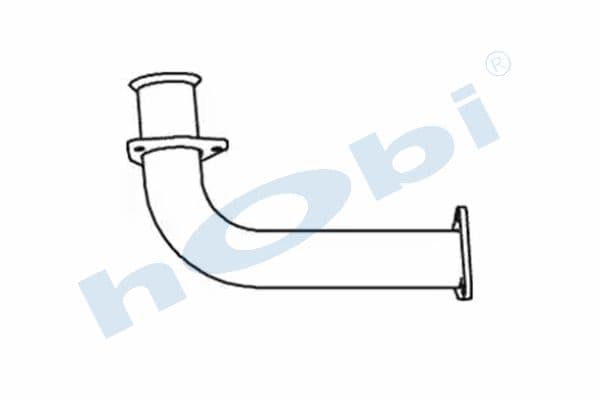 RN S53 E1, Alusi, Pipe, Exhaust Front,