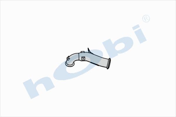 RN Midlum E5, Inox, Pipe, Exhaust Front,