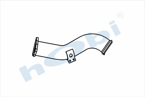 DF CF75 E2, Alusi, Pipe, Exhaust Front,