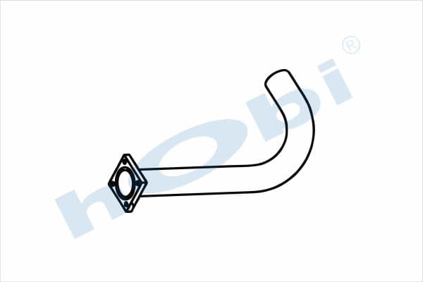 DF F2800 E0, Alusi, Pipe, Exhaust Front,