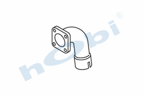 MN F2000 E2, Alusi, Pipe, Exhaust Front,