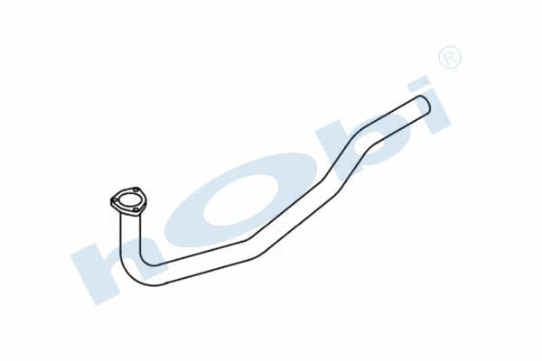 MN M90 E1, Alusi, Pipe, Exhaust Front,