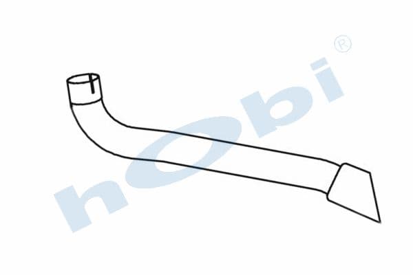 MC Axor E5, Inox, Pipe, Exhaust Front,