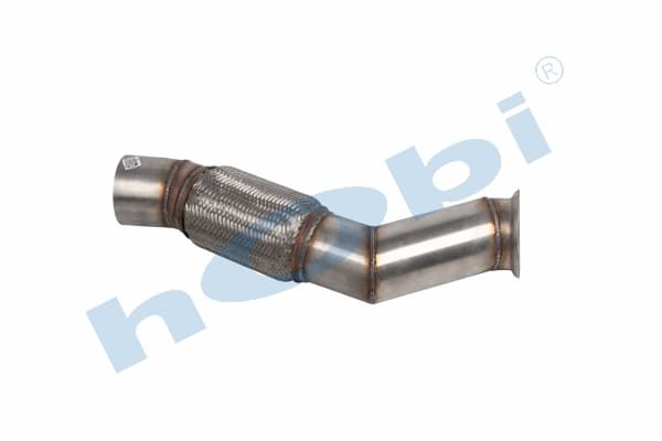 MC E6, Inox, With Below Flexible, Pipe, Exhaust Front,