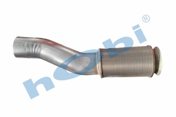 MC Arocs E6, Inox, W/M Type Flexible Pipe, Pipe, Exhaust Front,