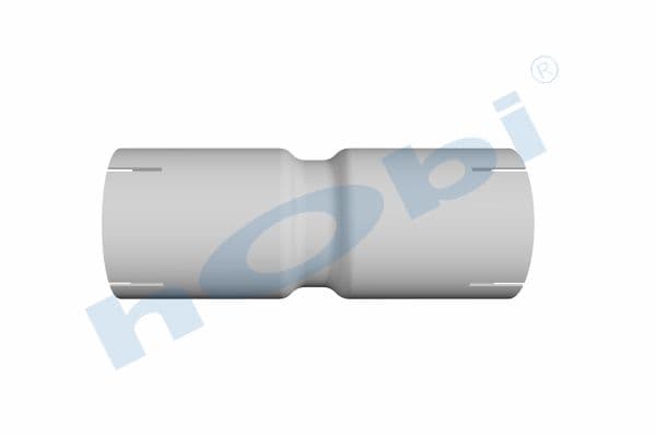 Pipe UN Connector L1:200 Alusi ID1:Ø51 ID2:Ø51