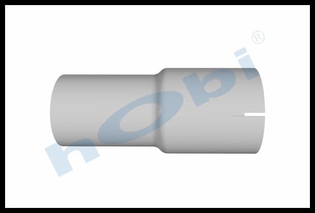 Pipe UN Connector L1:200 Alusi ID1:Ø89 4 OD2:Ø76 2