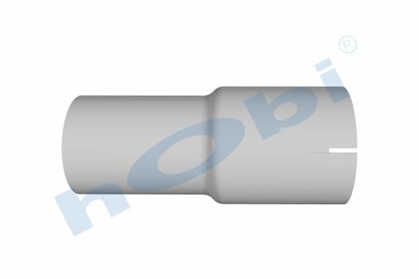 Pipe UN Connector L1:200 Alusi ID1:Ø128 OD2:Ø102