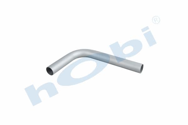 Pipe UN Elbow A:90° Ø76 2 L1:400 L2:600 Alusi