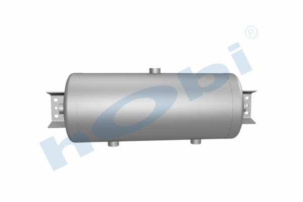 Hava Tankı, Ø246 L:627 Alüminyum, Kapak Braketli, UN Lt:29