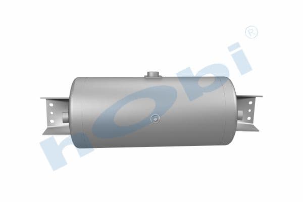 Hava Tankı, Ø246 L:570 Alüminyum, Kapak Braketli, Lt:25