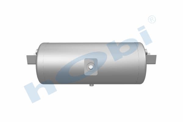 Hava Tankı, Ø246 L:624 Alüminyum, Kapak Braketli, Lt:29