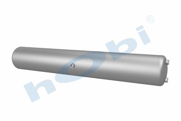 Hava Tankı, Ø206 L:1325 Alüminyum, KS Lt:40 Siyah (RAL9005)