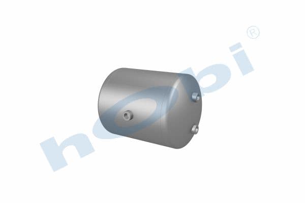 Hava Tankı, Ø276 L:386 Alüminyum, Lt:20 Siyah (RAL9005)
