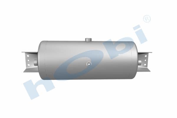 Hava Tankı, Ø246 L:619 Alüminyum, Kapak Braketli, Lt:30