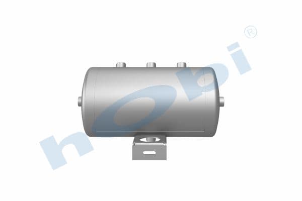 Hava Tankı, Ø246 L:480 Alüminyum, Gövde Braketli, Lt:20