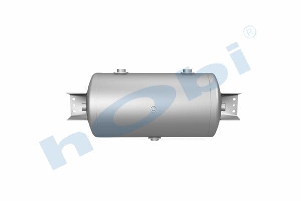 Hava Tankı, Ø300 L:621 Alüminyum, Kapak Braketli, Lt:50