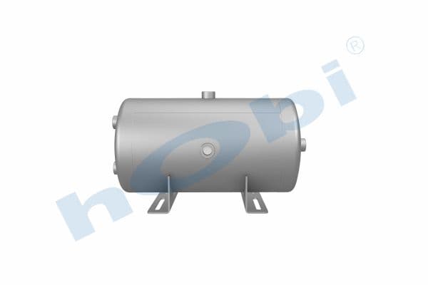 Hava Tankı, Ø246 L:466 Alüminyum, Gövde Braketli, Lt:20