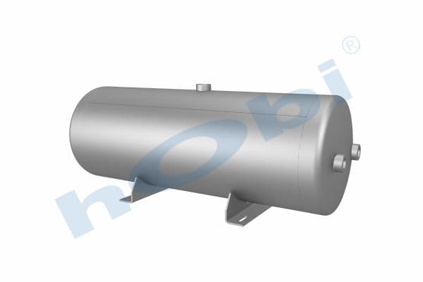 Hava Tankı, Ø246 L:684 Alüminyum, Gövde Braketli, Lt:30