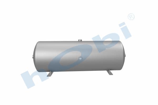 Hava Tankı, Ø300 L:888 Alüminyum, Gövde Braketli, Lt:60