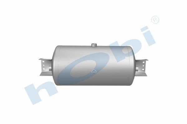 Hava Tankı, Ø300 L:621 Alüminyum, Kapak Braketli, Lt:50