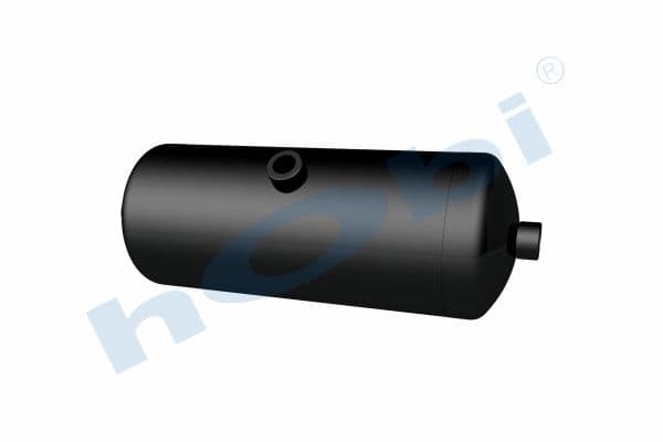 Air Tank Ø144 L:377 5 Steel MC Lt:5 5 Black (RAL9005)