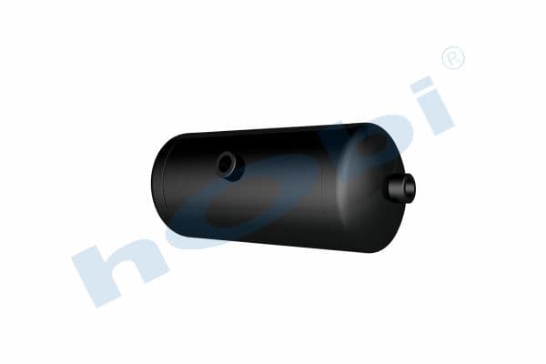 Air Tank Ø144 L:362 Steel UN Lt:5 Black (RAL9005)