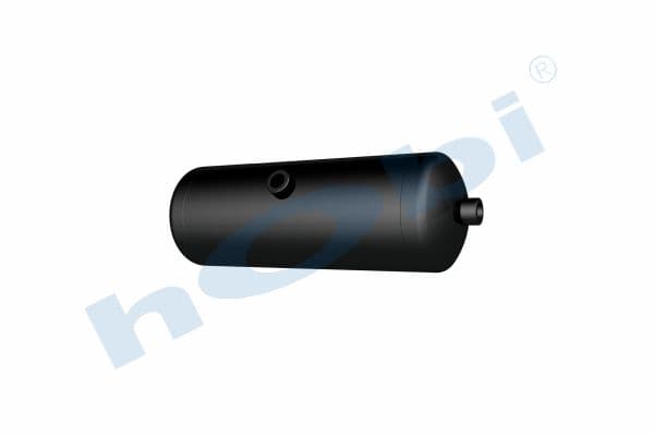 Air Tank Ø144 L:419 Steel MC Lt:6 Black (RAL9005)