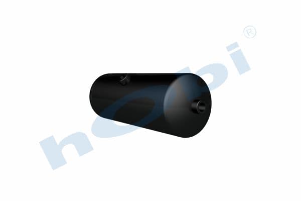 Air Tank Ø154 L:427 Steel DF Lt:7 Black (RAL9005)