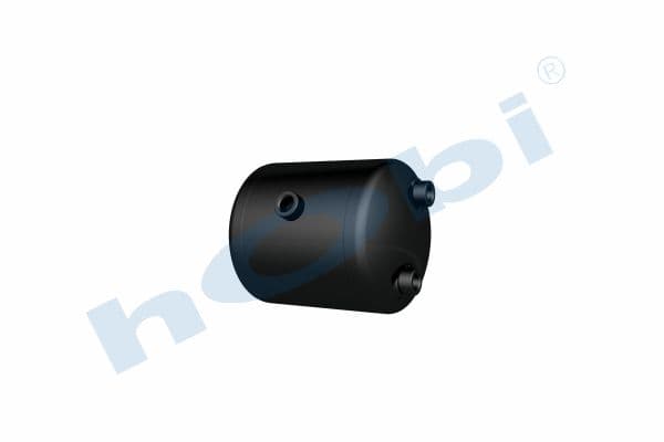 Air Tank Ø206 L:254 Steel UN Lt:7 5 Black (RAL9005)