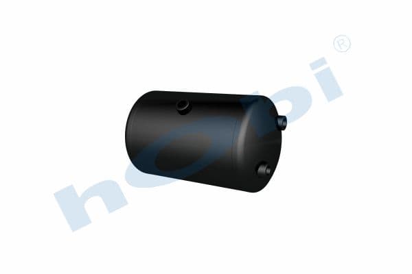 Air Tank Ø206 L:352 Steel MC Lt:10 Black (RAL9005)