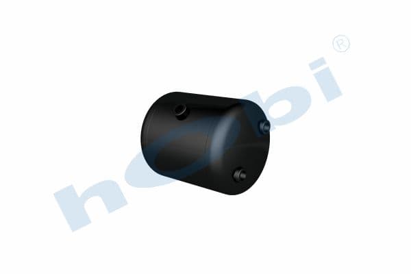 Air Tank Ø206 L:265 Steel UN Lt:7 5 Black (RAL9005)