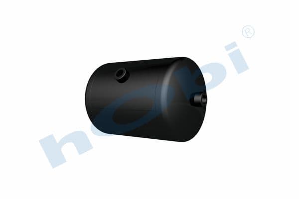 Air Tank Ø206 L:307 Steel MC Lt:10 Black (RAL9005)