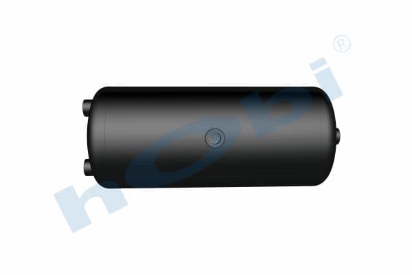 Air Tank Ø206 L:492 Steel UN Lt:15 Black (RAL9005)