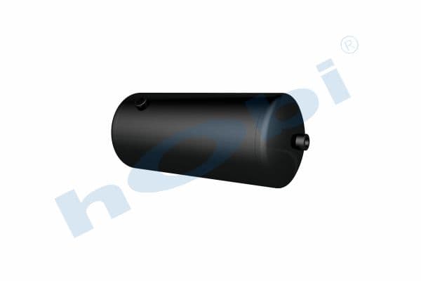 Hava Tankı Ø206 L:493 Çelik SC Lt:15 Siyah (RAL9005)