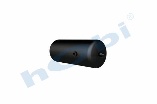 Air Tank Ø206 L:509 Steel SC Lt:15 Black (RAL9005)