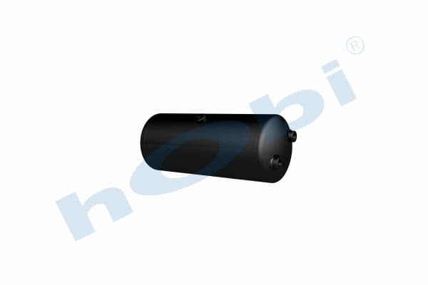 Air Tank Ø206 L:516 Steel UN Lt:15 Black (RAL9005)