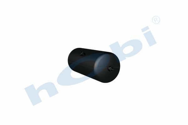 Air Tank Ø206 L:486 Steel SC Lt:15 Black (RAL9005)