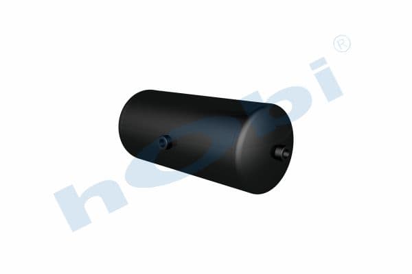 Air Tank Ø206 L:497 Steel IV Lt:15 Black (RAL9005)