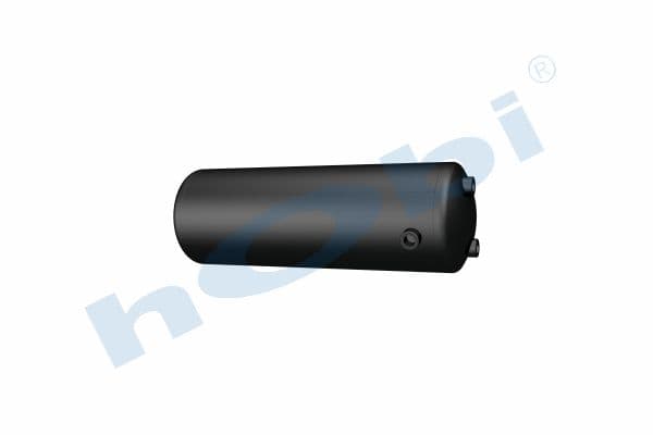 Air Tank, Ø206 L:624 Steel, DF Lt:20 Black (RAL9005)